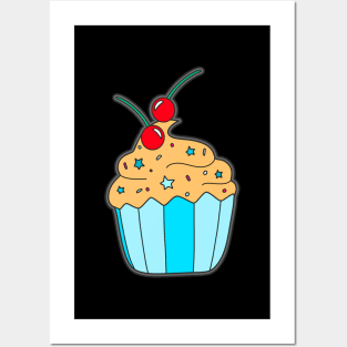 Vanilla Cupcake Posters and Art